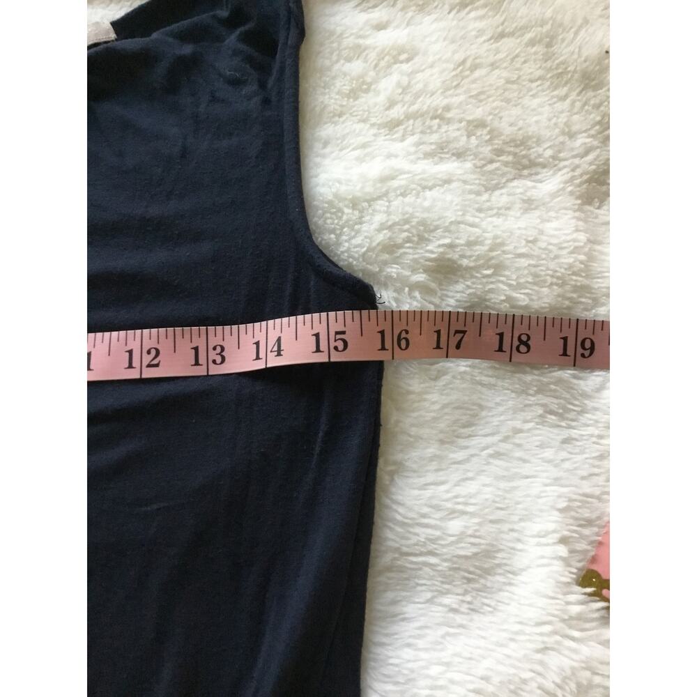 Banana Republic Navy Midi Tied V-Neck Dress - Picture 11 of 13